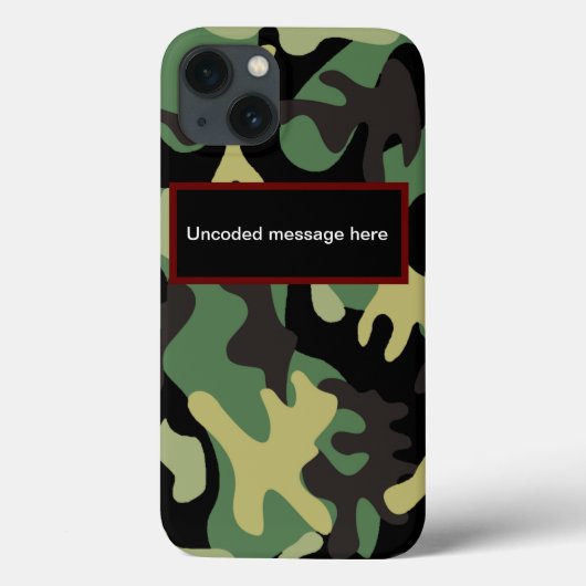 Camouflage Case-Mate iPhone Hülle (Rückseite)