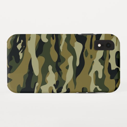 Camouflage Case-Mate iPhone Hülle (Rückseite (Horizontal))