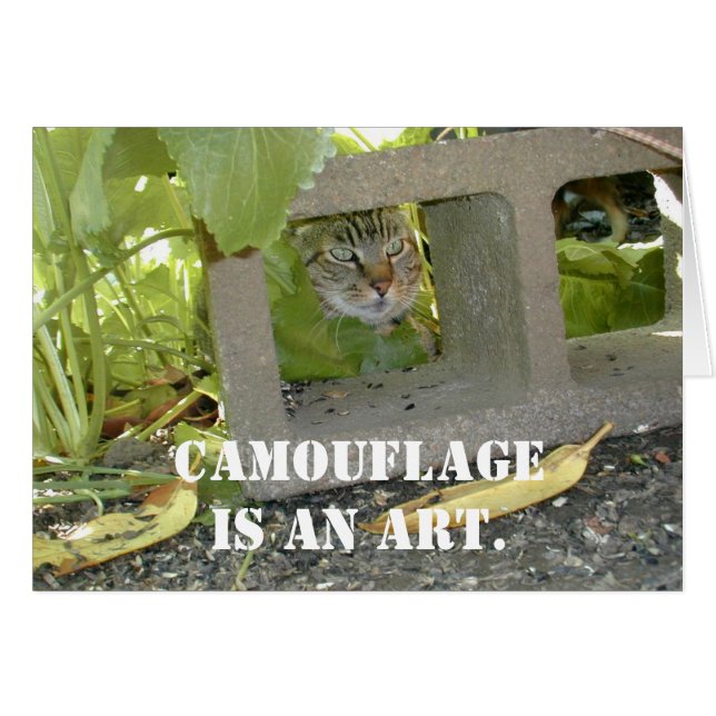 Camouflage Cat (Vorderseite (Horizontal))