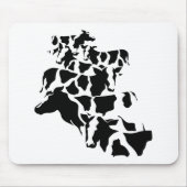 Camouflage cattle mousepad (Vorne)