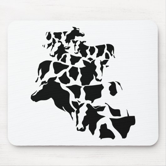 Camouflage cattle mousepad (Vorne)