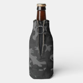 Camouflage Charcoal Gray Flaschenkühler (Flasche Rückseite)