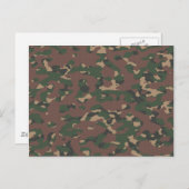 Camouflage Chic: Ein Militär Inspiriert für Jagd i Postkarte (Vorne/Hinten)