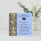 Camouflage Classic Elegant 2018 Abschluss Einladun Einladung (Stehend Vorderseite)