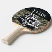 Camouflage cooler LKW-Name Tischtennis Schläger (Vorderseite)
