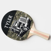 Camouflage cooler LKW-Name Tischtennis Schläger (Seitenansicht)