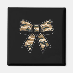 Camouflage Coquette Bow Duck Hunt Duck Jagd Frauen Magnet