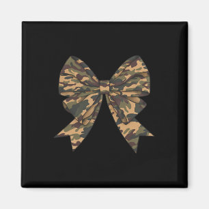 Camouflage Coquette Bow Duck Jagd Mädchen Kinder F Magnet