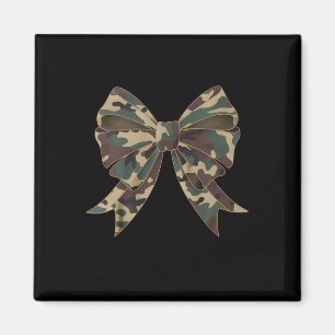 Camouflage Coquette Bow Duck Jagd Mädchen Kinder F Magnet