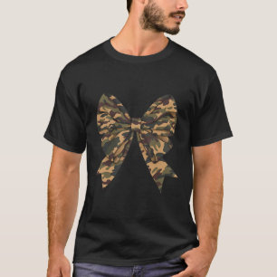 Camouflage Coquette Bow Duck Jagd Mädchen Kinder F T-Shirt