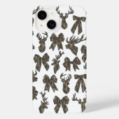 Camouflage Coquette Bow Hirsche Jagd Frauen Case-Mate iPhone Hülle (Rückseite)