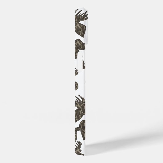 Camouflage Coquette Bow Hirsche Jagd Frauen Case-Mate iPhone Hülle (Rückseite / Rechts)