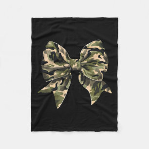 Camouflage Coquette Bow Hunt Duck Jagd Camouflage Fleecedecke