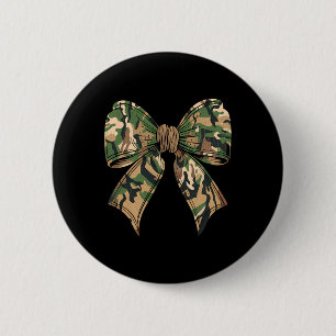 Camouflage Coquette Bow Jagd Camouflage Alte Jäger Button