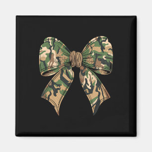 Camouflage Coquette Bow Jagd Camouflage Alte Jäger Magnet