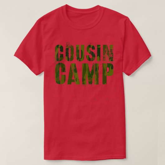 Camouflage COUSIN CAMP Funny Oma Großartiger Garte T-Shirt (Design vorne)