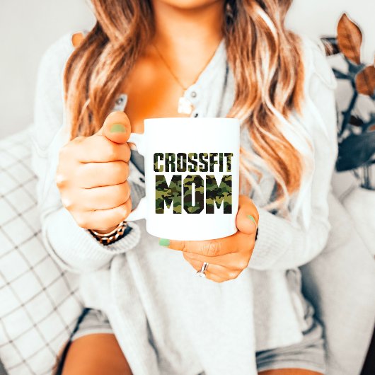 Camouflage Crossfit Champion Mom Mug Kaffeetasse
