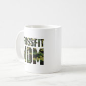 Camouflage Crossfit Champion Mom Mug Kaffeetasse (Vorderseite Links)