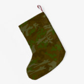 Camouflage Custom Christmas Camo Kleiner Weihnachtsstrumpf (Rückseite (Hängend))
