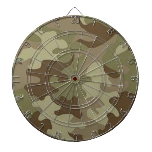 Camouflage Dart Board Dartscheibe (vorne)