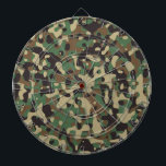 Camouflage Dartscheibe<br><div class="desc">Camouflage aus Holz. Woodland Tarnung Textur für große militärische Geschenke und großartige Geschenke für Soldaten,  Patrioten und Veteranen.</div>