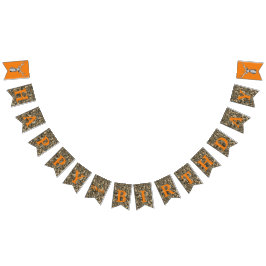 Camouflage Deer Junting Buck Men's Birthday Banner