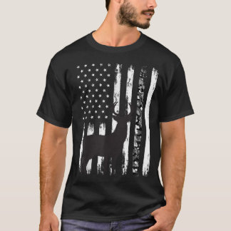 Camouflage Deer Junting Gaben Männer Vater Jäger T-Shirt