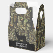 Camouflage Deer Junting Men's Birthday Favor Boxes Geschenkschachtel (Geöffnet)