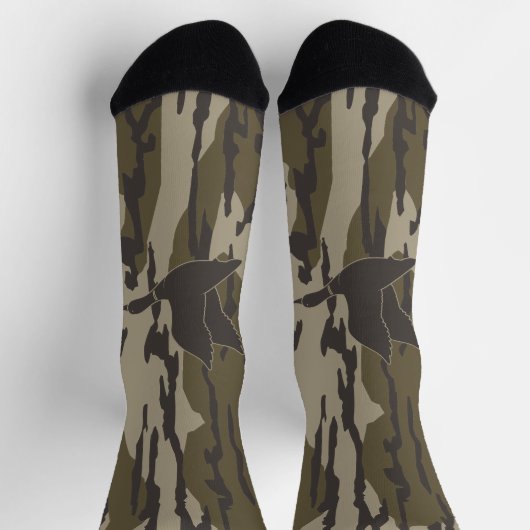 Camouflage der Alten Schule Ente Jagd Camouflage Socken (Oben)