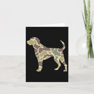Camouflage der Alten Schule Jagd Hund Karte