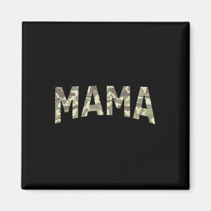 Camouflage der Alten Schule Mama Mütter Day Funny Magnet