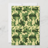 Camouflage der Armee, wie gut Sie das Bride-Spiel Einladung (Rückseite)