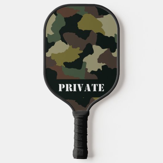 Camouflage der benutzerdefinierten ErdTonwerte | G Pickleball Schläger (Rückseite)