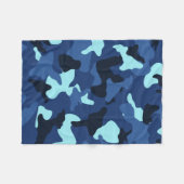 Camouflage der Blaumarinarmee Fleecedecke (Vorderseite (Horizontal))