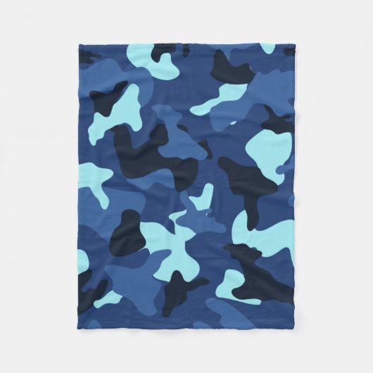 Camouflage der Blaumarinarmee Fleecedecke (Vorderseite)