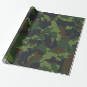 Camouflage der Camouflage Grüne Armee des Militärw Geschenkpapier (Ungerollt)