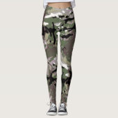 Camouflage der Camouflage und die Kunst des Versch Leggings (Vorderseite)