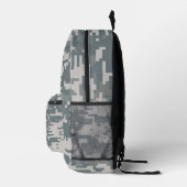 Camouflage der digitalen Natur Bedruckter Rucksack (Rechts)