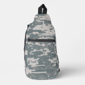 Camouflage der digitalen Natur Crossbody Bag (Vorderseite)