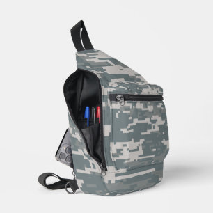 Camouflage der digitalen Natur Crossbody Bag