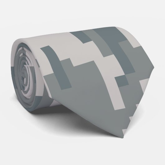 Camouflage der digitalen Natur Krawatte (Gerollt)