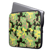 Camouflage der Frühjahrssignatur Laptopschutzhülle (Vorderseite Links)