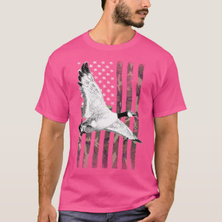 Camouflage der Gänsejagd (auf der Rückseite) T-Shirt