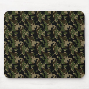 Camouflage der grünen Armee Camouflage Muster Mousepad