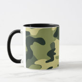 Camouflage der grünen Armee Camouflage Muster Tasse (Links)