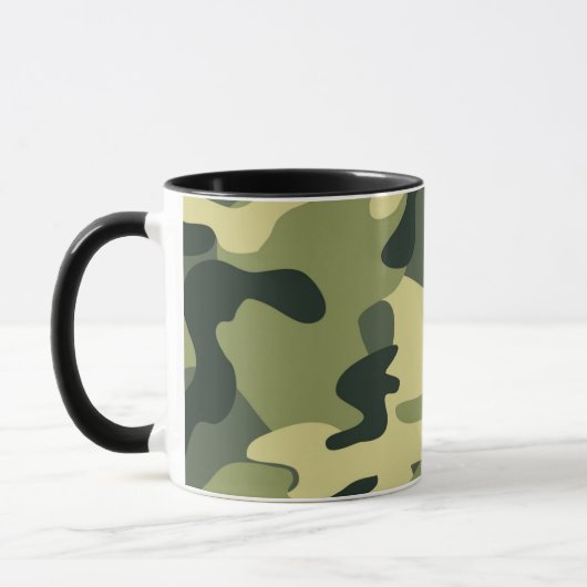 Camouflage der grünen Armee Camouflage Muster Tasse (Links)