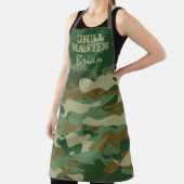 Camouflage der grünen Armee Tarngrill Meister der Schürze (InSitu)