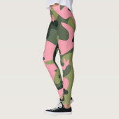 Camouflage der grünen und rosa Armee Leggings (Links)