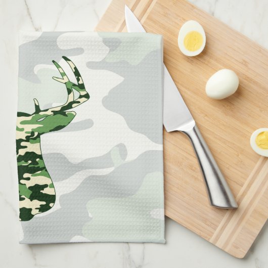 Camouflage der Hirschjagd Handtuch (Viertel Falte)