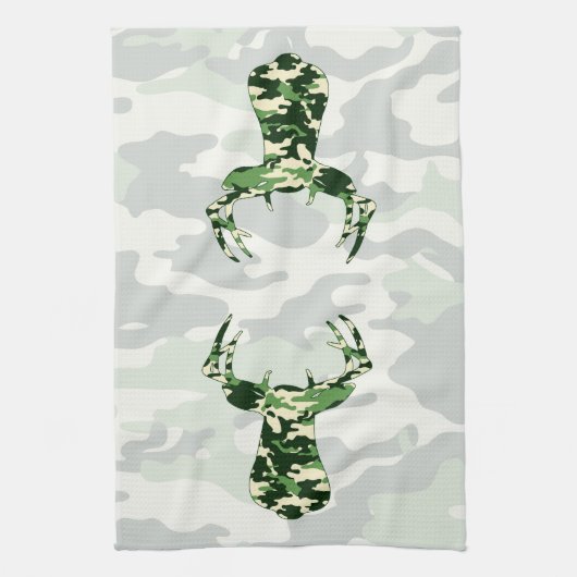 Camouflage der Hirschjagd Handtuch (Vertikal)